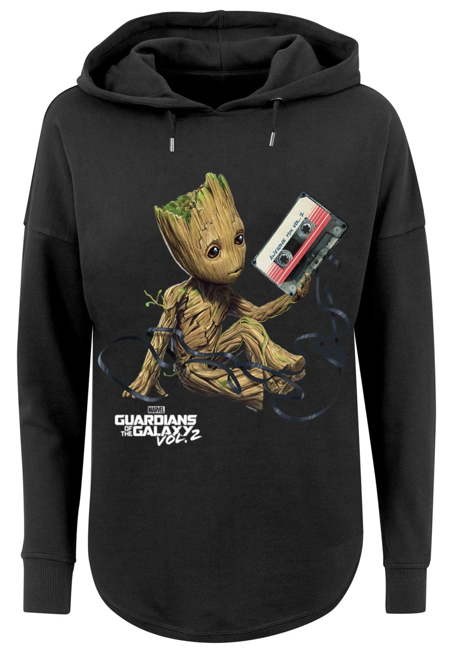 F4NT4STIC Marvel Guardians Of The Galaxy Vol2 Groot Tape - Hoodie - Black 8 F4NT4STIC Marvel Guardians Of The Galaxy Vol2 Groot Tape - Hoodie - Black - Afbeelding 6