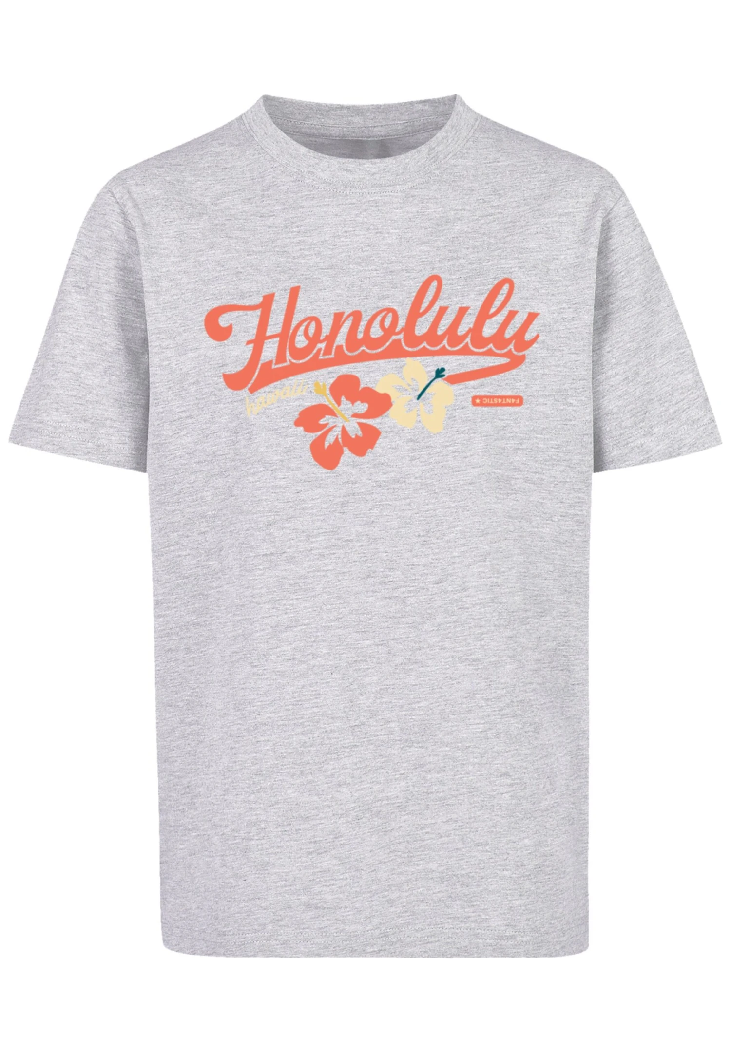 F4NT4STIC Honolulu - T-Shirt Print - Heather Grey 8 F4NT4STIC Honolulu - T-Shirt Print - Heather Grey - Afbeelding 6