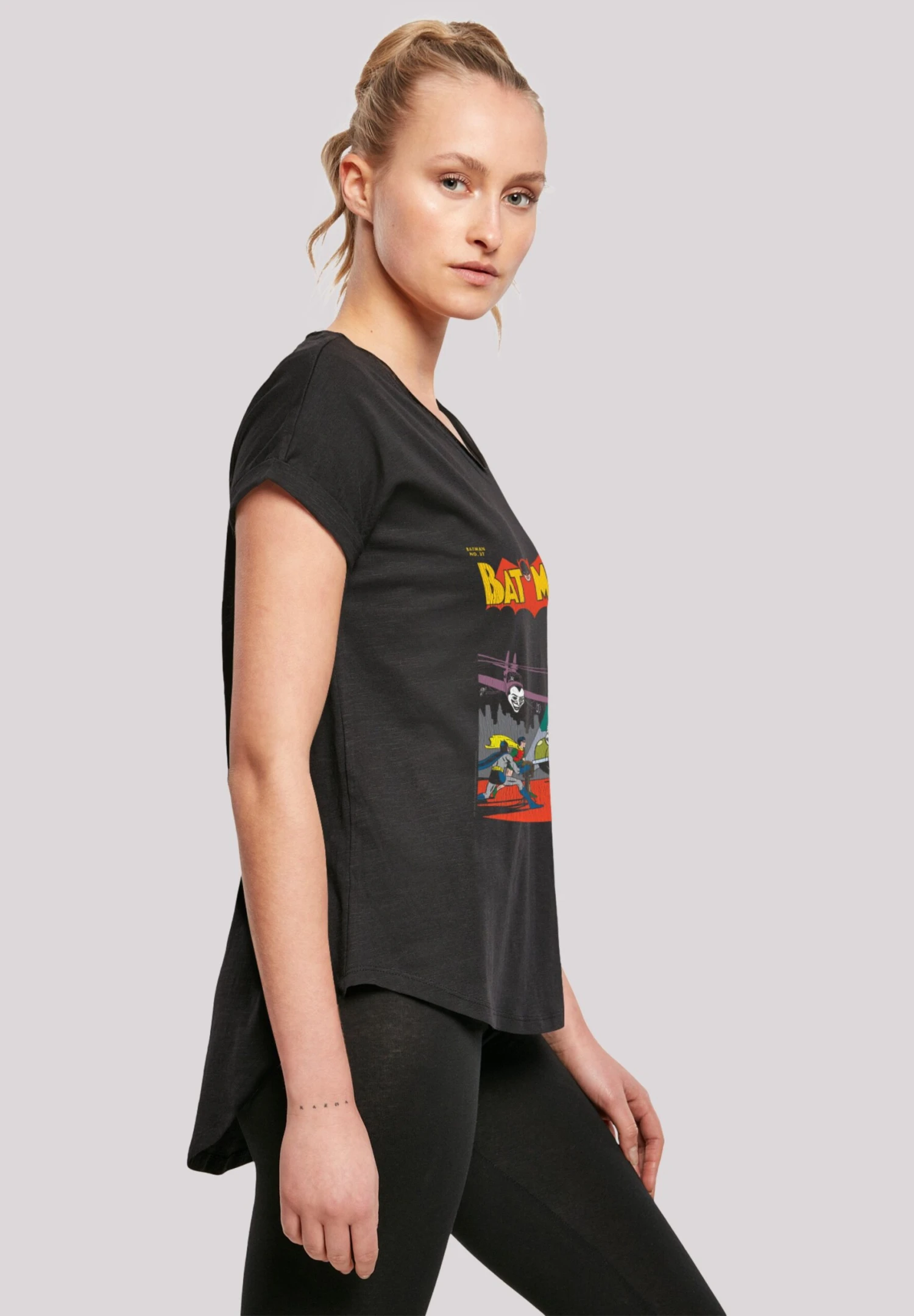 F4NT4STIC Dc Comis Superhelden Batman - T-Shirt Print - Black 6 F4NT4STIC Dc Comis Superhelden Batman - T-Shirt Print - Black - Afbeelding 4