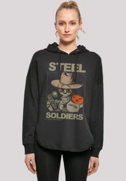 F4NT4STIC Retro Gaming Steel Soldiers - Hoodie - Black