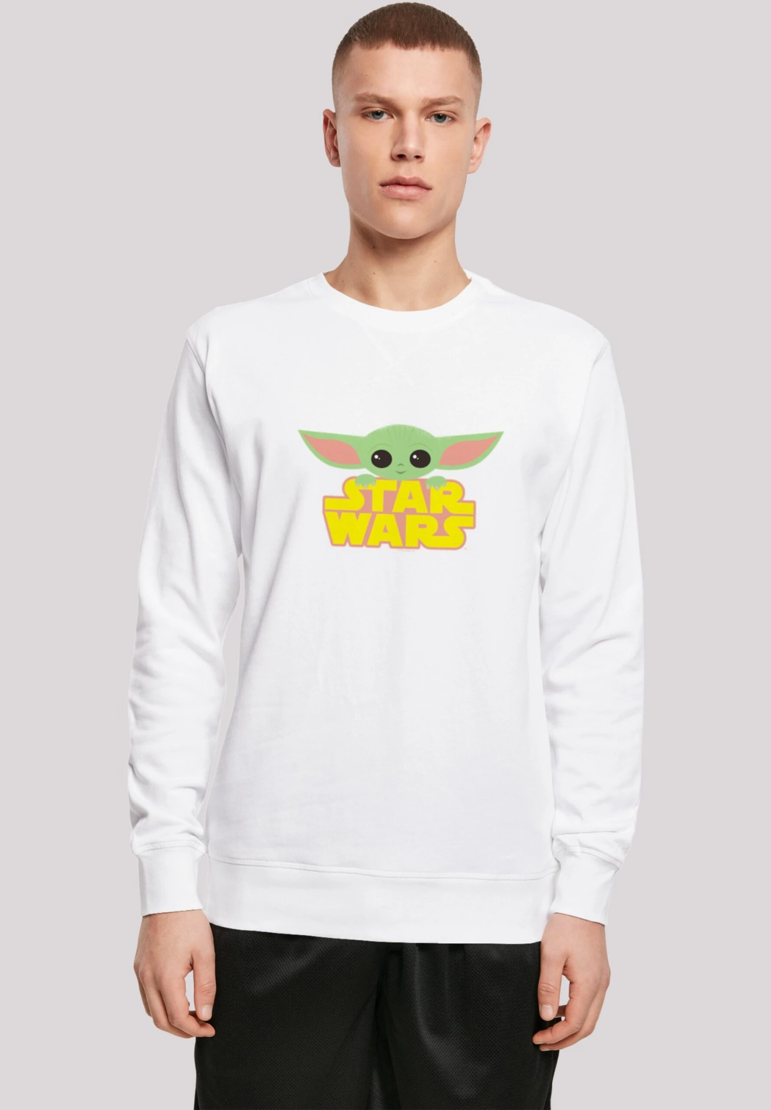 F4NT4STIC Star Wars The Mandalorian- Sweater - White 3 F4NT4STIC Star Wars The Mandalorian- Sweater - White