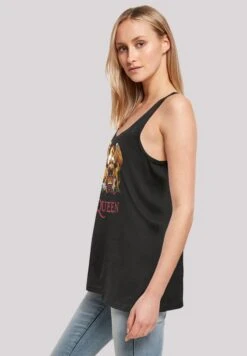 F4NT4STIC Queen Classic Crest - Top - Schwarz -F4Nt4Stic 7a15ba9f668343adbe87ba94c730f5ec