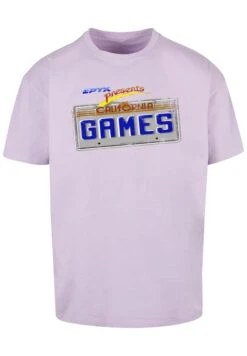 F4NT4STIC California Games Plate Retro Gaming Sevensquared - T-Shirt Print - Lilac -F4Nt4Stic 7a64cdb08fd644a394ba518afcfaaa21