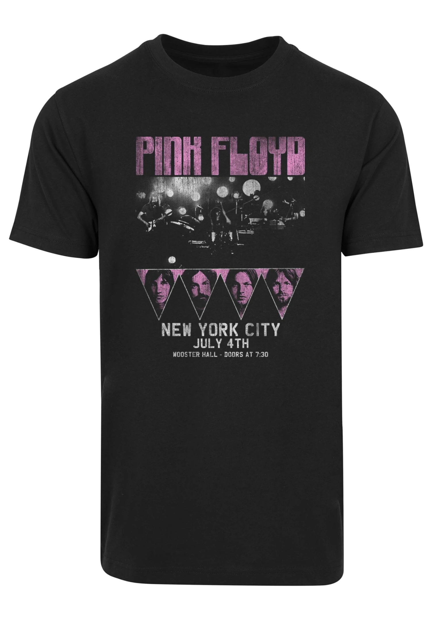 F4NT4STIC Floyd Tour Nyc - Premium Rock Metal Musik Band Fan Merch - T-Shirt Print - Black 4 F4NT4STIC Floyd Tour Nyc - Premium Rock Metal Musik Band Fan Merch - T-Shirt Print - Black - Afbeelding 2