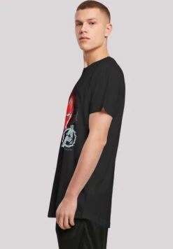F4NT4STIC Marvel Avengers Endgame Iron Man Brushed - T-Shirt Print - Black -F4Nt4Stic 7c4f136dc4f9432abea2a7fbdae8c2ab