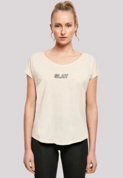 F4NT4STIC Slay - T-Shirt Print - Whitesand