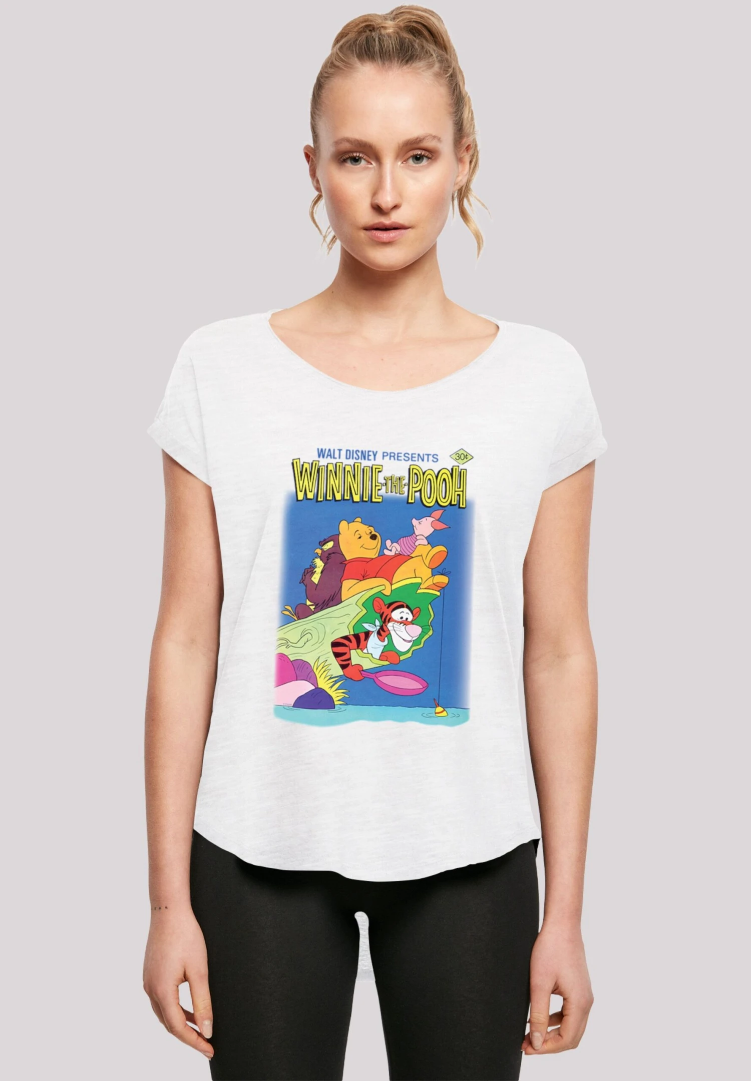 F4NT4STIC Long Cut'Disney Winnie Puuh Poster' - T-Shirt Print - White 3 F4NT4STIC Long Cut'Disney Winnie Puuh Poster' - T-Shirt Print - White