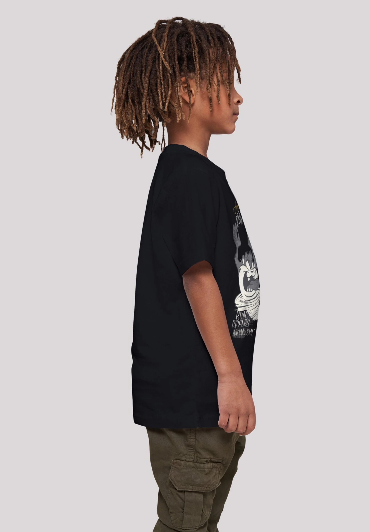 F4NT4STIC Looney Tunes Taz Energy Boost - T-Shirt Print - Black 6 F4NT4STIC Looney Tunes Taz Energy Boost - T-Shirt Print - Black - Afbeelding 4