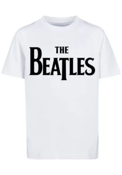 F4NT4STIC The Beatles Band Drop T Logo- T-Shirt Print - White -F4Nt4Stic 80ec2829f2bb4608b4478a158278ae29