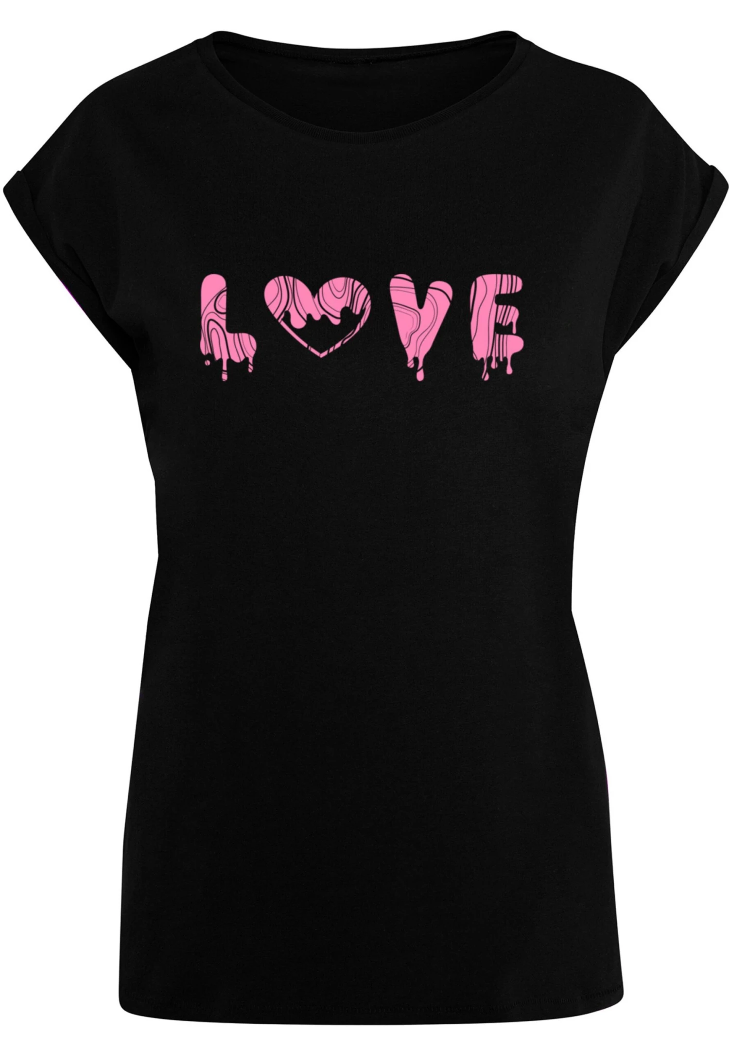 F4NT4STIC Valentinstag Love- T-Shirt Print - Schwarz 8 F4NT4STIC Valentinstag Love- T-Shirt Print - Schwarz - Afbeelding 6
