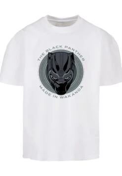F4NT4STIC Marvel Black Panther Made In Wakanda - T-Shirt Print - White -F4Nt4Stic 825e5a03869d42d7942ef6825955614f