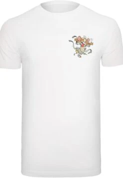 F4NT4STIC Tom Und Jerry Faux Pocket Mummy Jerry - T-Shirt Print - White -F4Nt4Stic 82921255461046c8b63980dc74971999