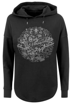 F4NT4STIC Star Wars Christmas Death Star Todesstern - Hoodie - Black -F4Nt4Stic 83dbd3b26a8e460db3c2662303033269