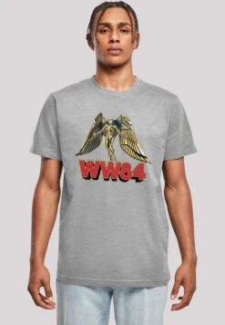 F4NT4STIC Dc Comics - T-Shirt Print - Heather Grey