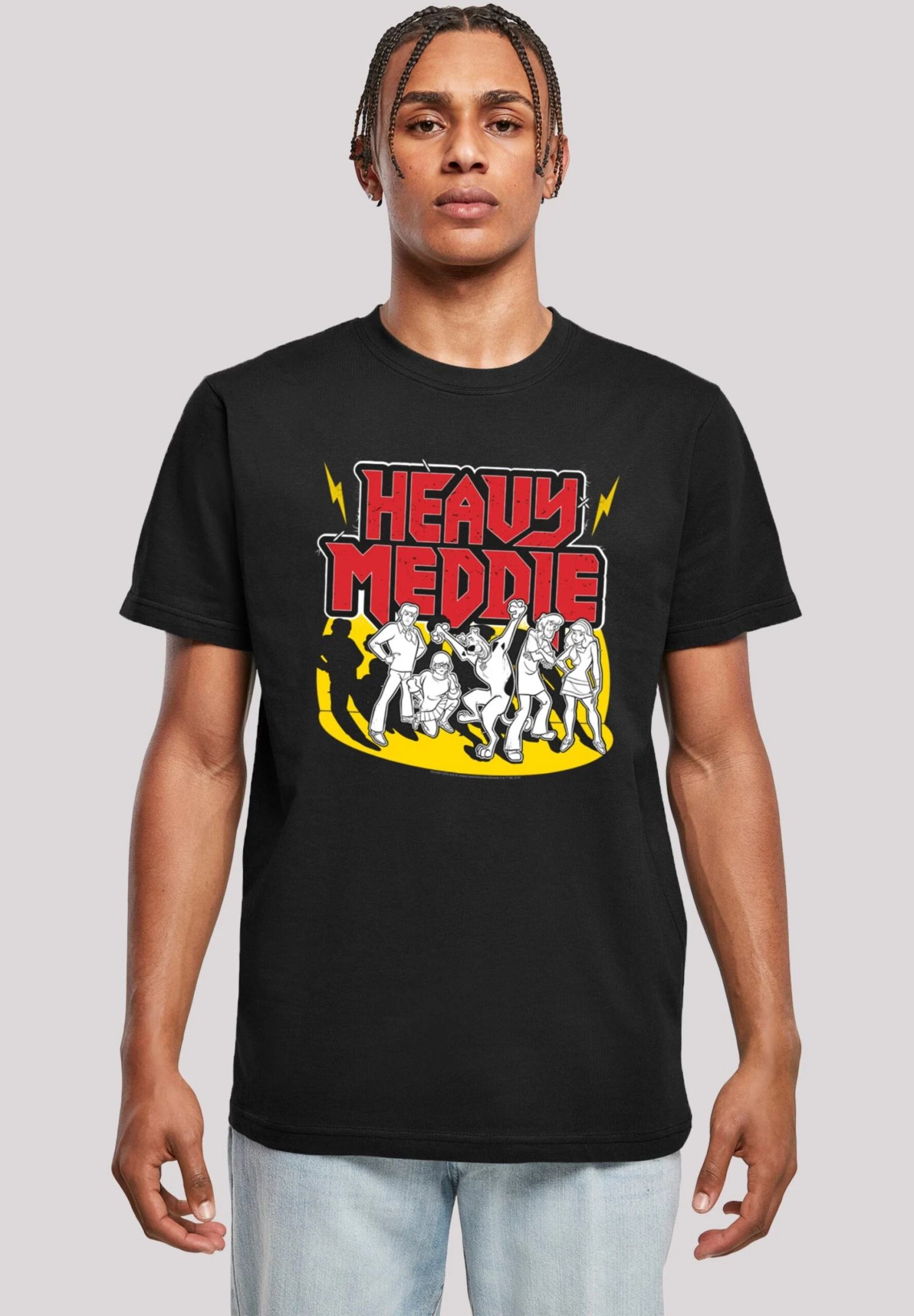 F4NT4STIC Scooby Doo Heavy Meddle- T-Shirt Print - Black 3 F4NT4STIC Scooby Doo Heavy Meddle- T-Shirt Print - Black
