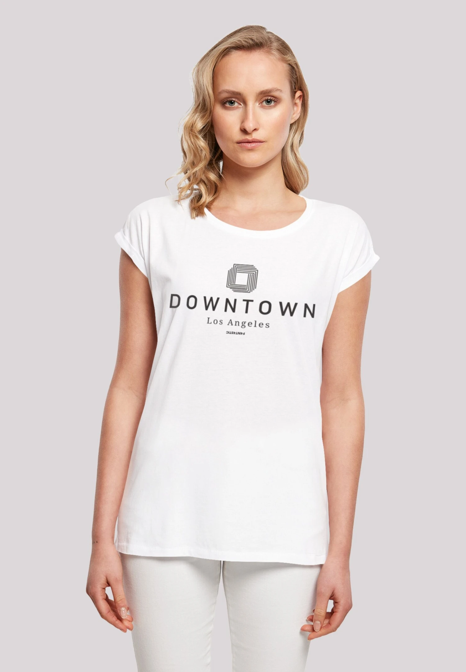 F4NT4STIC Downtown La Short Sleeve - T-Shirt Print - Weiß 3 F4NT4STIC Downtown La Short Sleeve - T-Shirt Print - Weiß