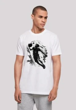 F4NT4STIC Basketball Spieler - T-Shirt Print - Weiß