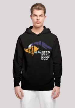 F4NT4STIC Looney Tunes Road Runner Beep Beep - Hoodie - Black
