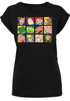 F4NT4STIC Disney Toy Story Film - Buzz Aliens Rex - T-Shirt Print - Black -F4Nt4Stic 8608af76b9324222b596e5d6a5108971