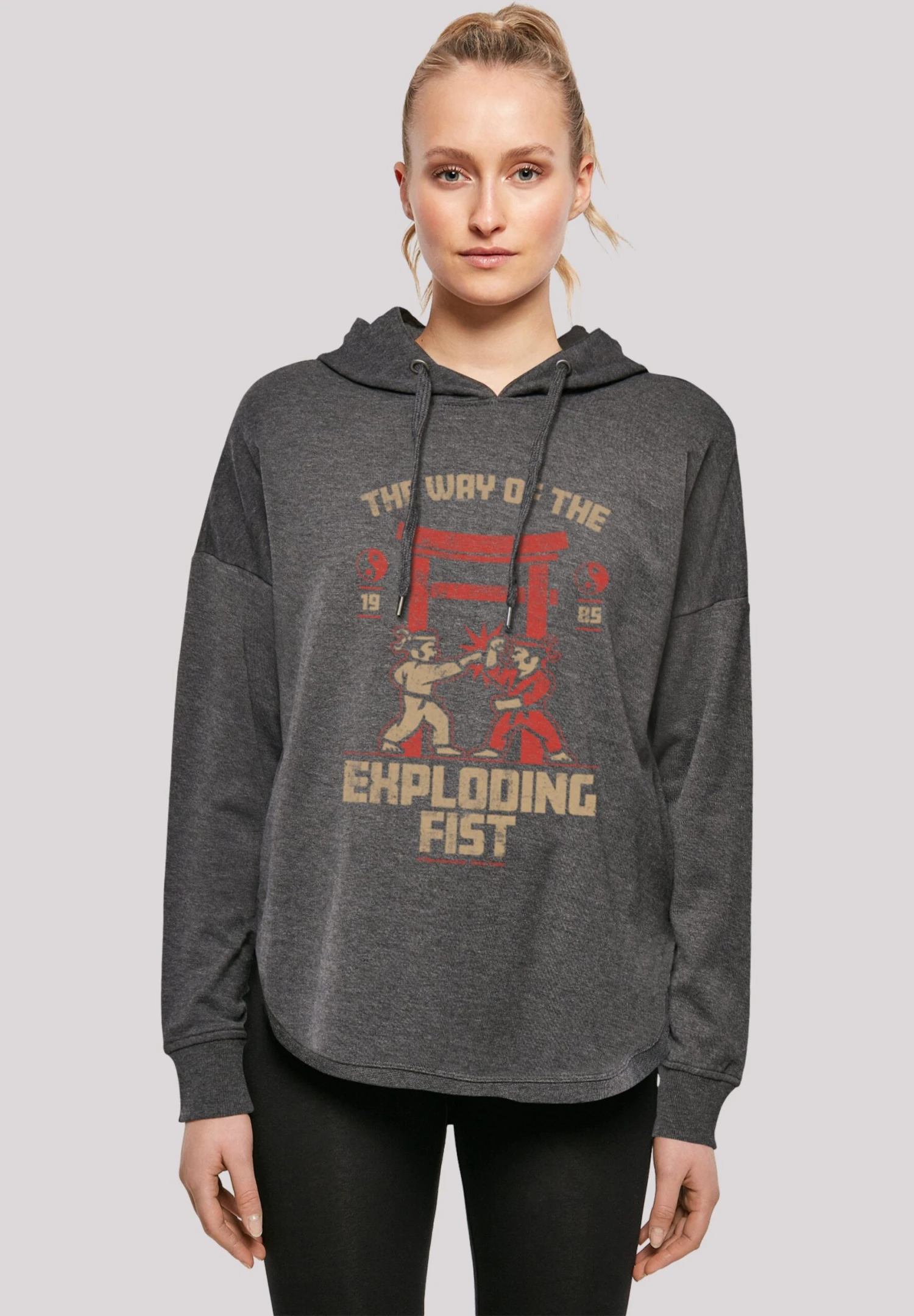 F4NT4STIC Retro Gaming The Way Of The Exploding Fist - Hoodie - Charcoal 3 F4NT4STIC Retro Gaming The Way Of The Exploding Fist - Hoodie - Charcoal