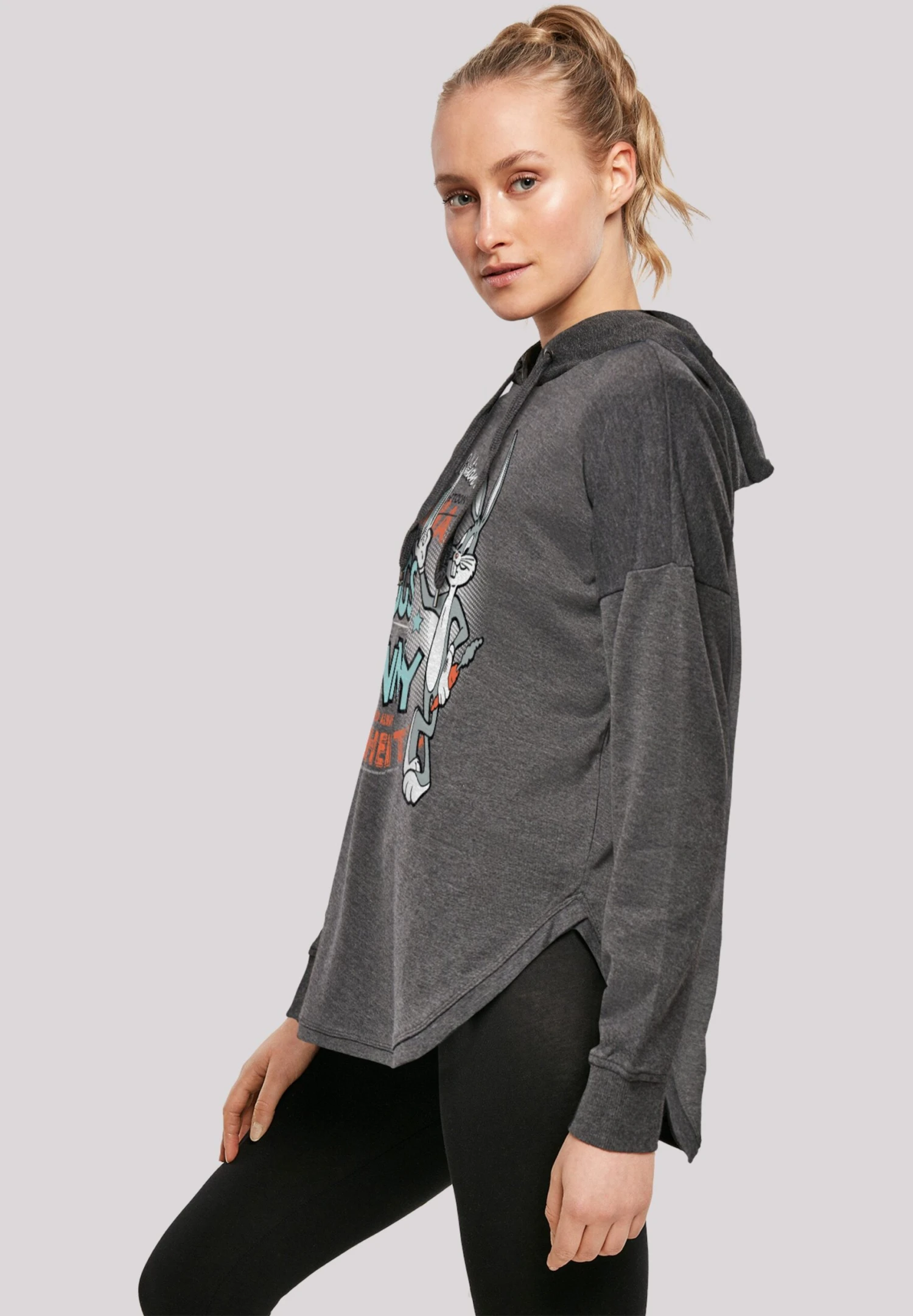 F4NT4STIC Looney Tunes Vintage Bugs Bunny - Hoodie - Charcoal 7 F4NT4STIC Looney Tunes Vintage Bugs Bunny - Hoodie - Charcoal - Afbeelding 5