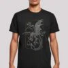 F4NT4STIC Harry Potter Dragon Line Art - T-Shirt Print - Black -F4Nt4Stic 8740bba5f9e14b0fa4fdd0b0028a94f8