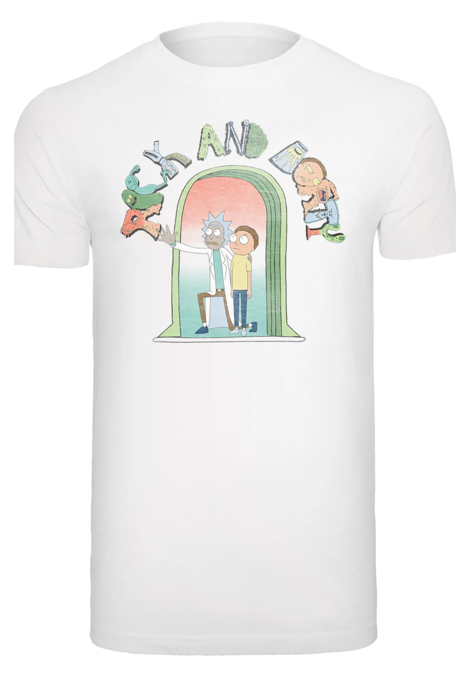 F4NT4STIC Rick And Morty Icon - T-Shirt Print - White 8 F4NT4STIC Rick And Morty Icon - T-Shirt Print - White - Afbeelding 6