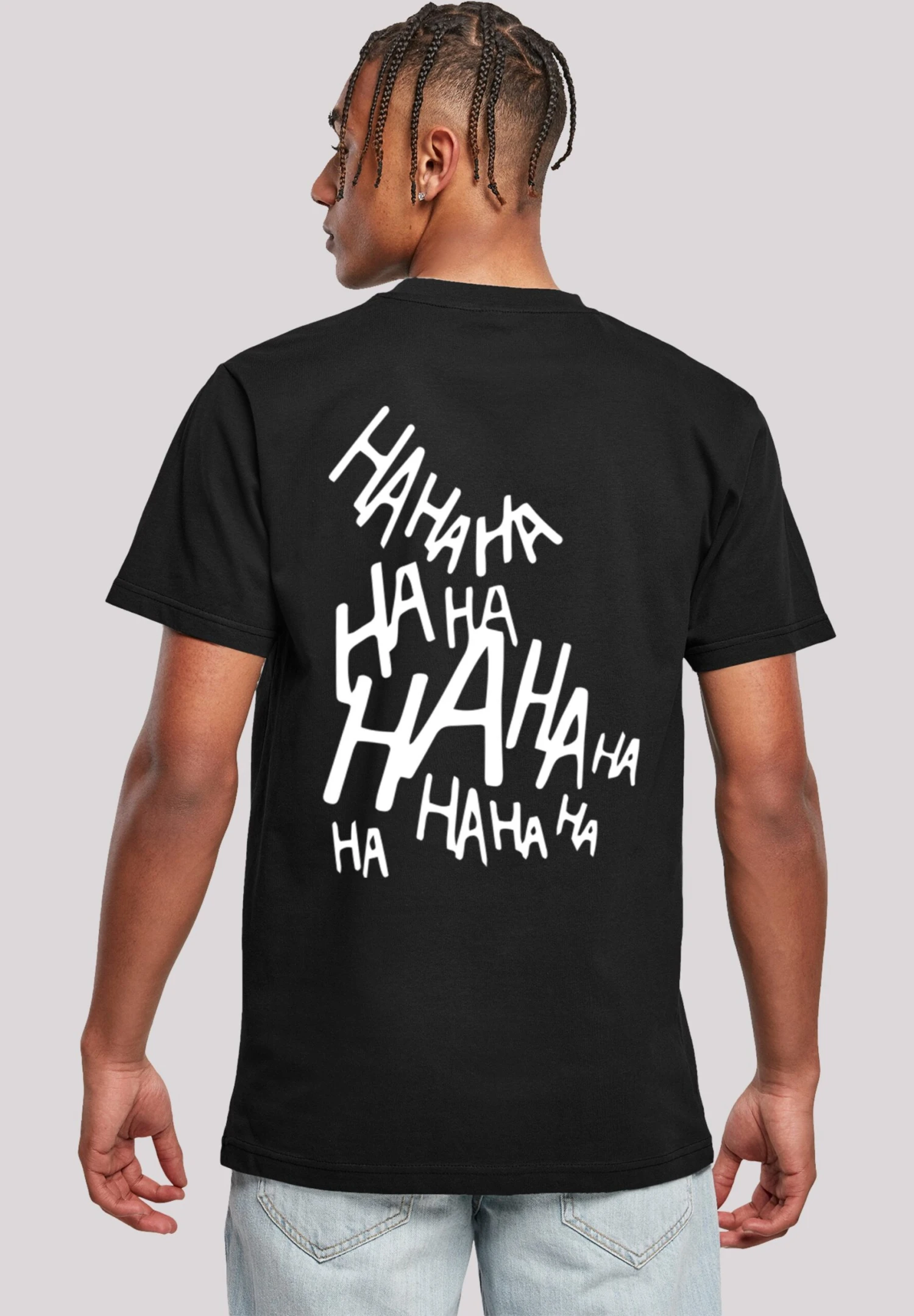 F4NT4STIC Suicide Squad Joker Coloured Smile - T-Shirt Print - Black 5 F4NT4STIC Suicide Squad Joker Coloured Smile - T-Shirt Print - Black - Afbeelding 3