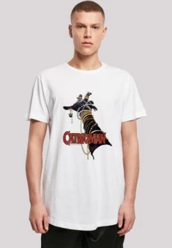 F4NT4STIC Dc Comis Superhelden Batman Catwoman Friday - T-Shirt Print - White
