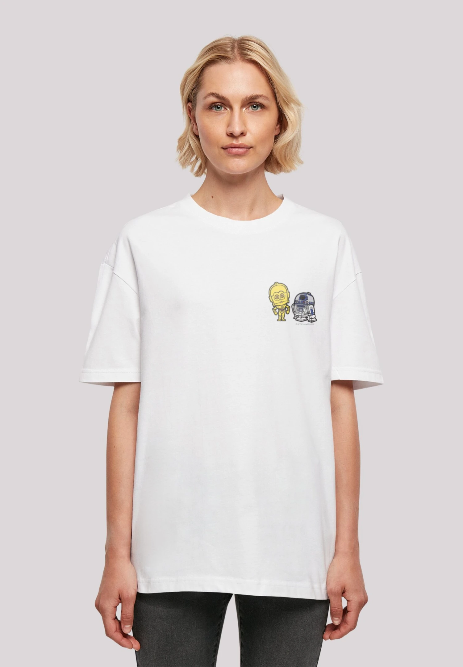 F4NT4STIC Star Wars Resistance Droids- T-Shirt Print - White 3 F4NT4STIC Star Wars Resistance Droids- T-Shirt Print - White