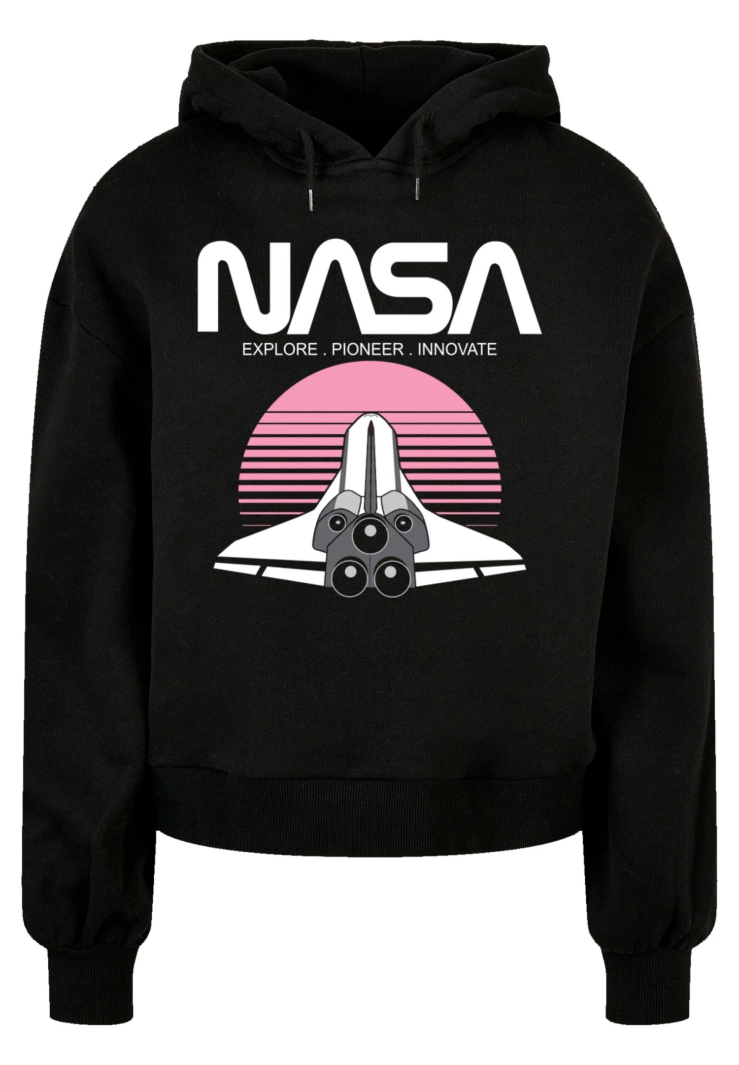 F4NT4STIC Nasa Space Shuttle Sunset Oversize - Hoodie - Schwarz 8 F4NT4STIC Nasa Space Shuttle Sunset Oversize - Hoodie - Schwarz - Afbeelding 6