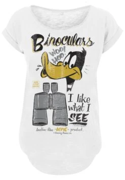 F4NT4STIC Looney Tunes Daffy Duck Binoculars Vintage - T-Shirt Print - White 14 F4NT4STIC Looney Tunes Daffy Duck Binoculars Vintage - T-Shirt Print - White -F4Nt4Stic 8b128fa09de648a2a162ea12aa26aaf2