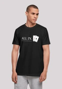 F4NT4STIC All In Poker - T-Shirt Print - Schwarz