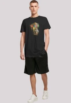 F4NT4STIC Marvel Avengers Endgame Infinity Gauntlet Splatter - T-Shirt Print - Black -F4Nt4Stic 8b59f191352440668a48f8984ed7f097