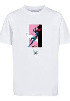 F4NT4STIC Marvel Comics Black Widow Roof Jump - T-Shirt Print - White -F4Nt4Stic 8b8547b0f7454ace8615668d0337f77c