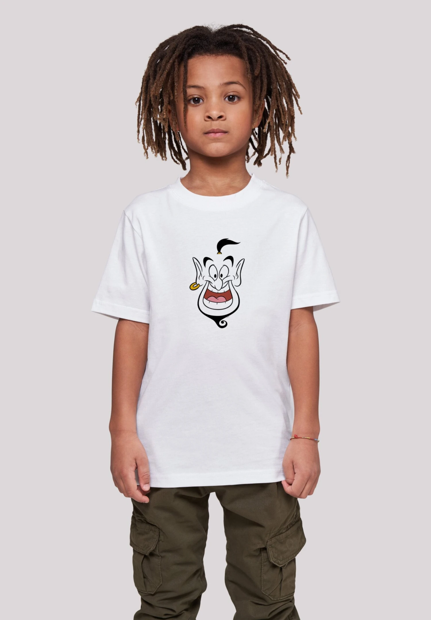 F4NT4STIC Disney Aladdin Genie Face - T-Shirt Print - White 3 F4NT4STIC Disney Aladdin Genie Face - T-Shirt Print - White