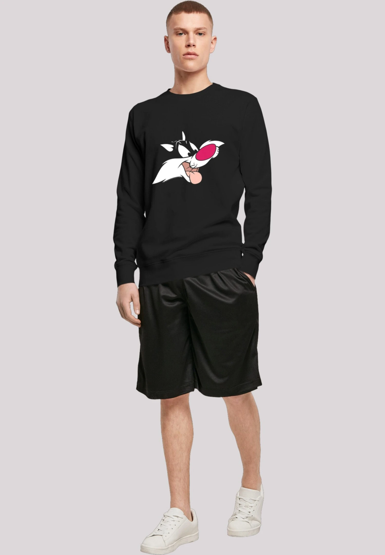 F4NT4STIC Looney Tunes Sylvester - Sweater - Black 4 F4NT4STIC Looney Tunes Sylvester - Sweater - Black - Afbeelding 2