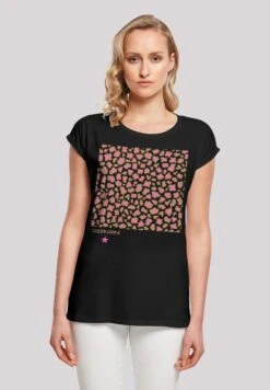 F4NT4STIC Leo Pink - T-Shirt Print - Schwarz
