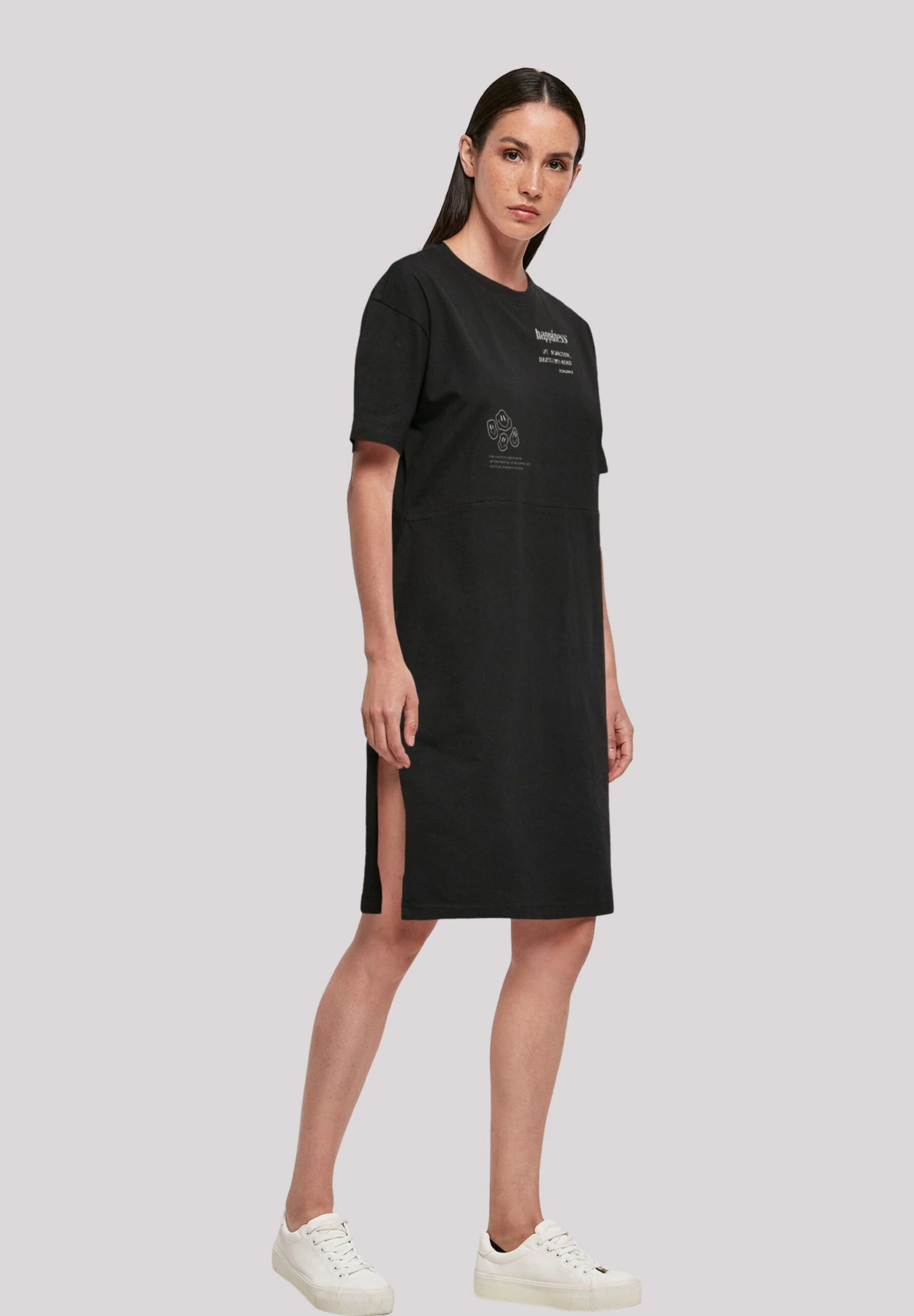 F4NT4STIC Happiness- Jerseyjurk - Schwarz 4 F4NT4STIC Happiness- Jerseyjurk - Schwarz - Afbeelding 2