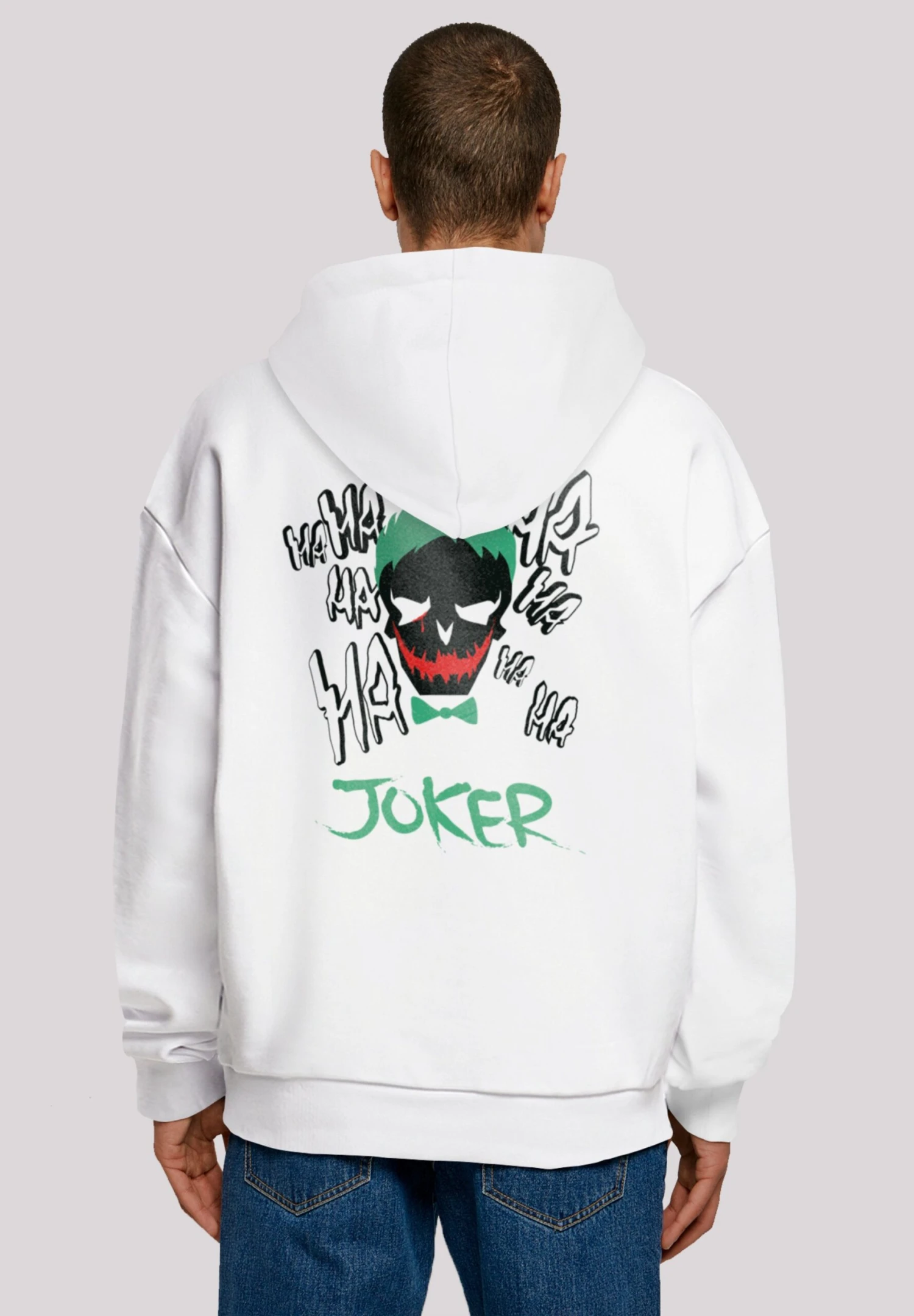 F4NT4STIC Suicide Squad Joker - Hoodie - White 3 F4NT4STIC Suicide Squad Joker - Hoodie - White