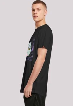 F4NT4STIC Long Cut Disney Maleficent Cropped Head - T-Shirt Print - Black -F4Nt4Stic 8fc48707e1c54c35854c73d9f7998c18