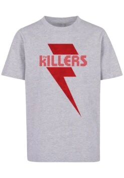 F4NT4STIC The Killers Rock Band Red Bolt - T-Shirt Print - Heather Grey 14 F4NT4STIC The Killers Rock Band Red Bolt - T-Shirt Print - Heather Grey -F4Nt4Stic 900d8f4332cf484aba099a6fb603b241