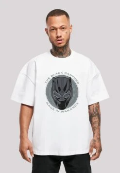 F4NT4STIC Marvel Black Panther Made In Wakanda - T-Shirt Print - White