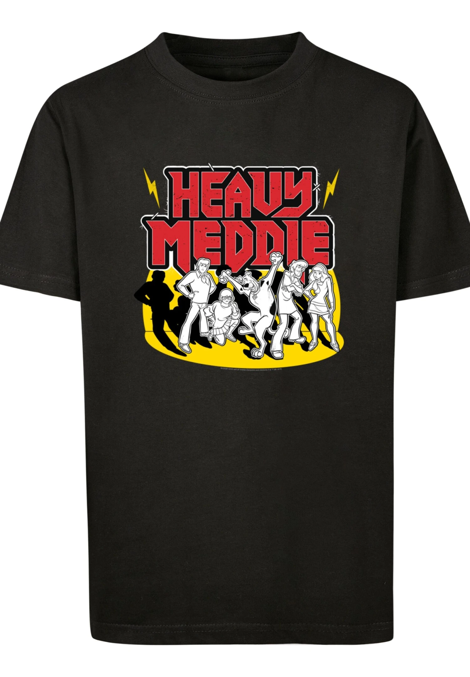 F4NT4STIC Scooby Doo Heavy Meddle - T-Shirt Print - Black 8 F4NT4STIC Scooby Doo Heavy Meddle - T-Shirt Print - Black - Afbeelding 6