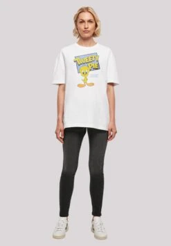 F4NT4STIC Looney Tunes Trickfilm Serie Cartoon Classic Tweety Pie - T-Shirt Print - White -F4Nt4Stic 92a8432c1d944eda9a0e8d08c893ee8d
