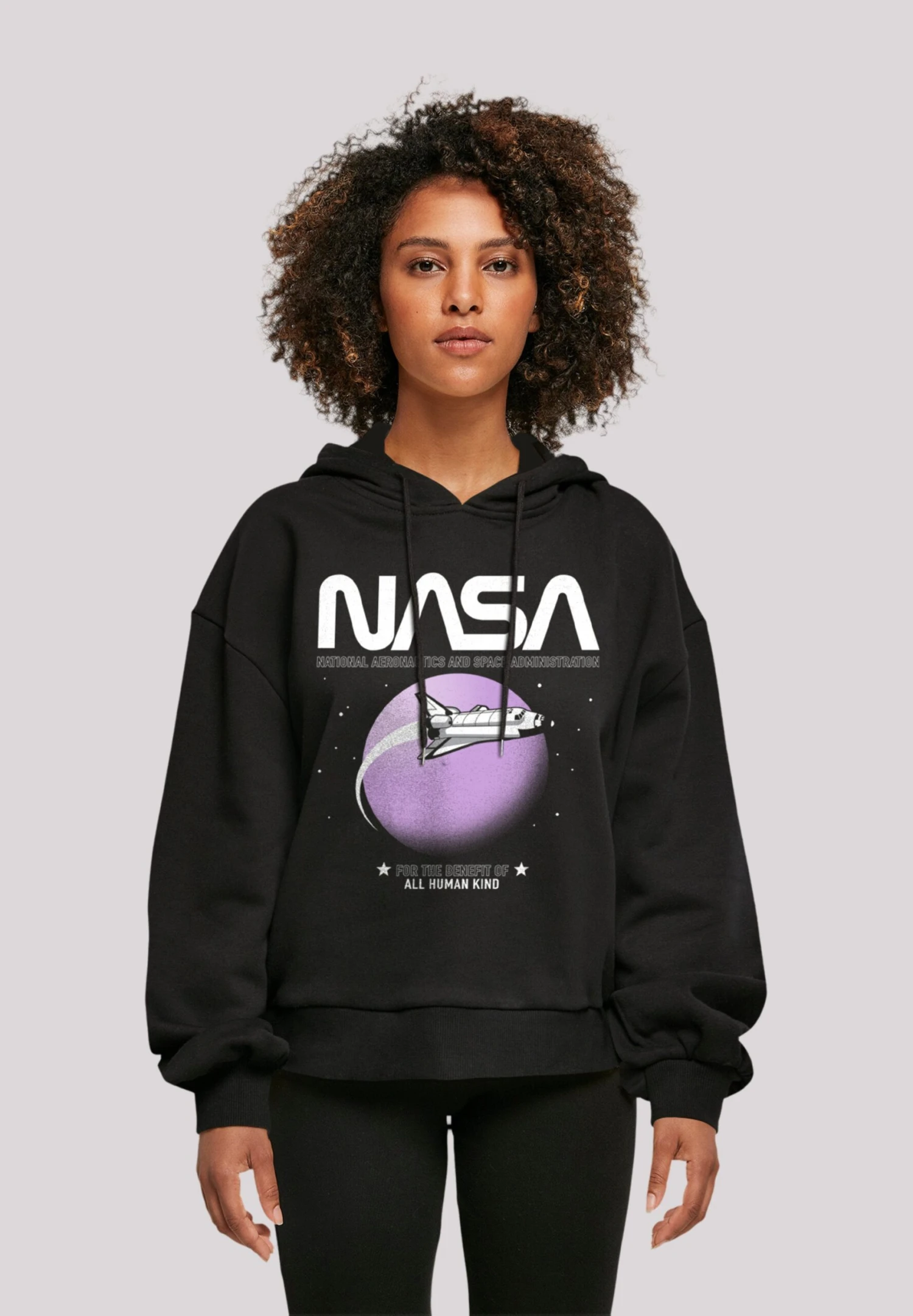 F4NT4STIC Nasa Shuttle Orbit Oversize- Hoodie - Schwarz 3 F4NT4STIC Nasa Shuttle Orbit Oversize- Hoodie - Schwarz