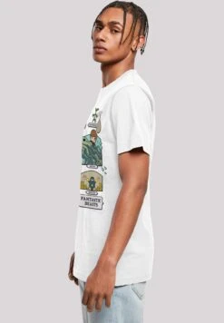 F4NT4STIC Phantastische Tierwesen Chibi Newt - T-Shirt Print - White -F4Nt4Stic 92dcfd59358542aa9af7c5c8a1dc88ce