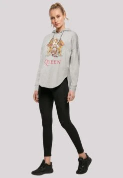 F4NT4STIC Queen Rockband Classic Crest - Hoodie - Grey -F4Nt4Stic 9312e5fc783e4910b83cb117cfa5797b