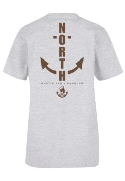 F4NT4STIC North Anker KnutJan Hamburg - T-Shirt Print - Heather Grey -F4Nt4Stic 93ad7b318dda4d10ad67a6905b13d95a