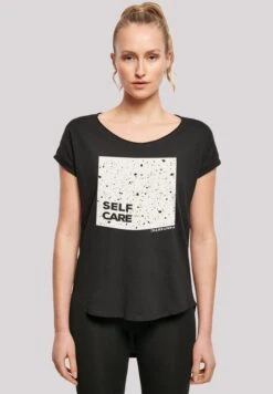 F4NT4STIC Self Care Long- T-Shirt Print - Schwarz